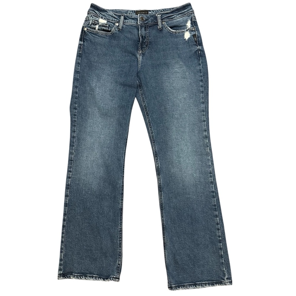 Silver Jeans Co. Elyse Slim Bootcut Medium Blue Wash Jeans Size W29/L31
